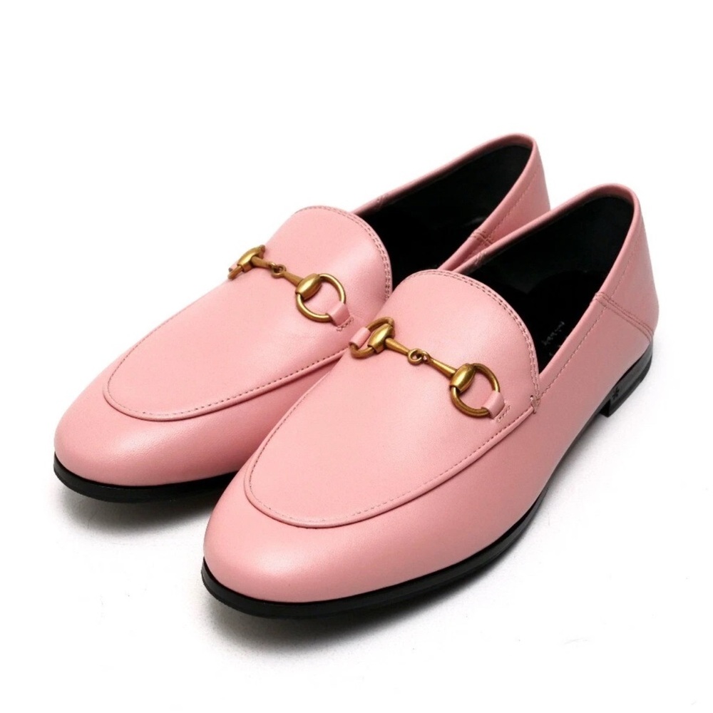 Gucci Brixton Collapsable Heel Loafer in Pink 38
